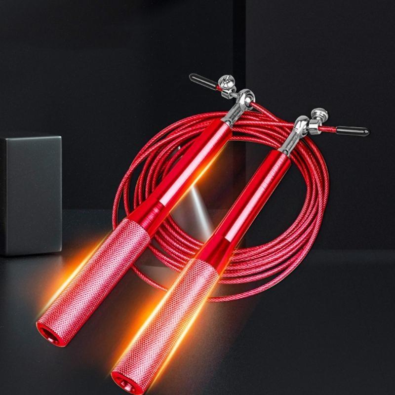 Jump Rope Speed Bearing - 652F Nonslip Handle Telescopic Jump Rope