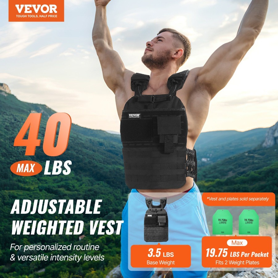 40lb Adjustable Weighted Vest  – Crossfit Weight Vest recenzja i cena