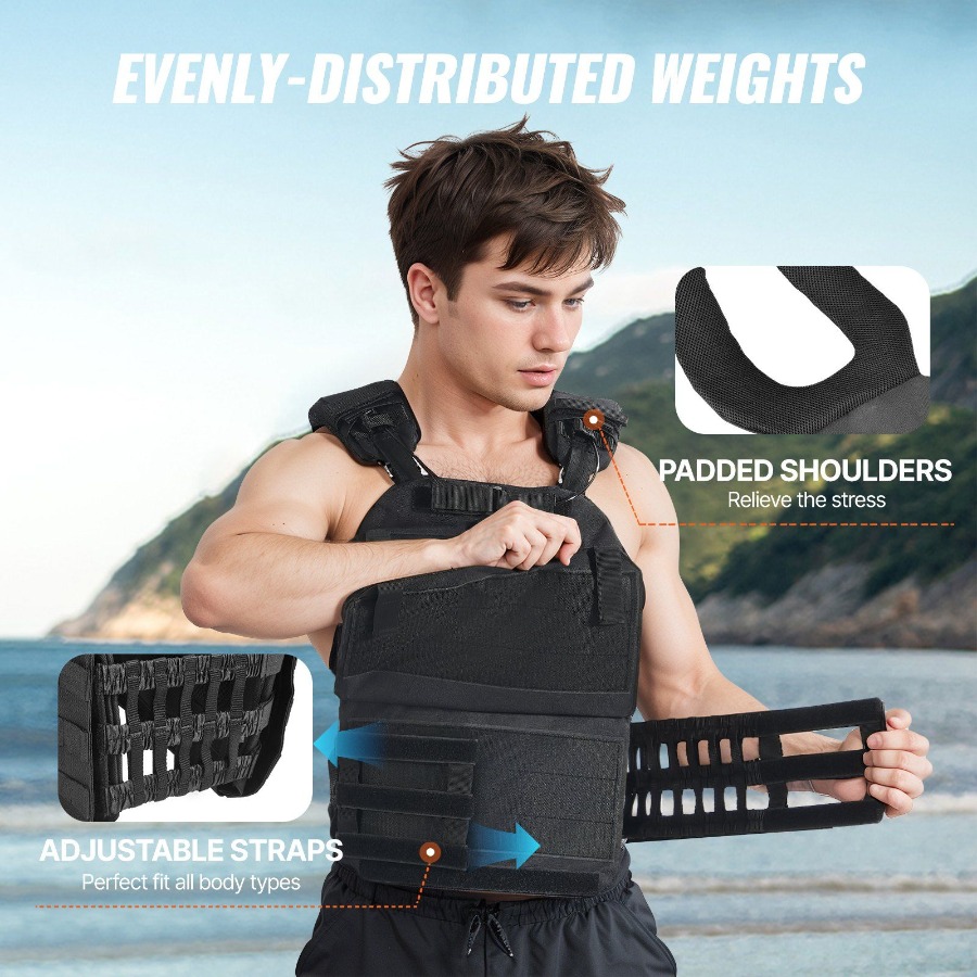 40lb Adjustable Weighted Vest  – Crossfit Weight Vest recenzja i cena