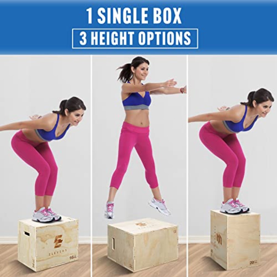 3 in 1 Wooden Plyo Box for Jum – Box Jump Plyo recenzja i cena