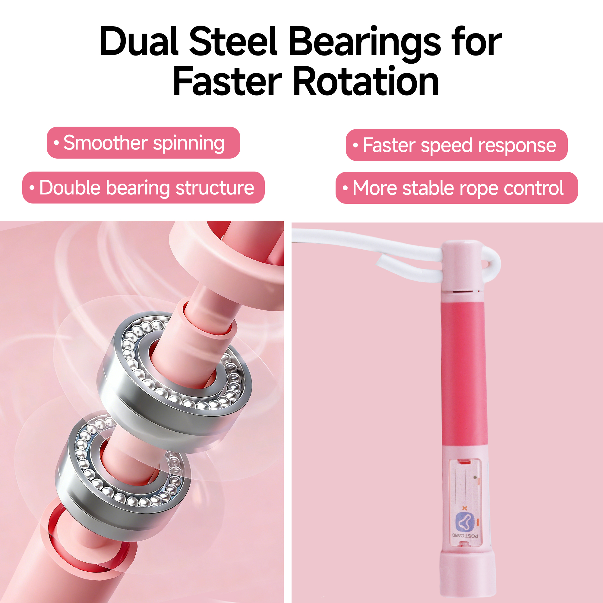 YUEDONG Speed Jump Rope for Ki – Jump Rope Speed Bearing recenzja i cena