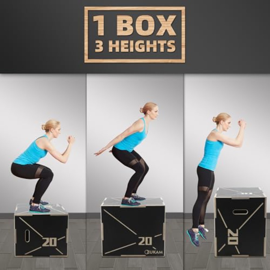 Non-Slip Wood Plyometric Jump  – Box Jump Plyo recenzja i cena