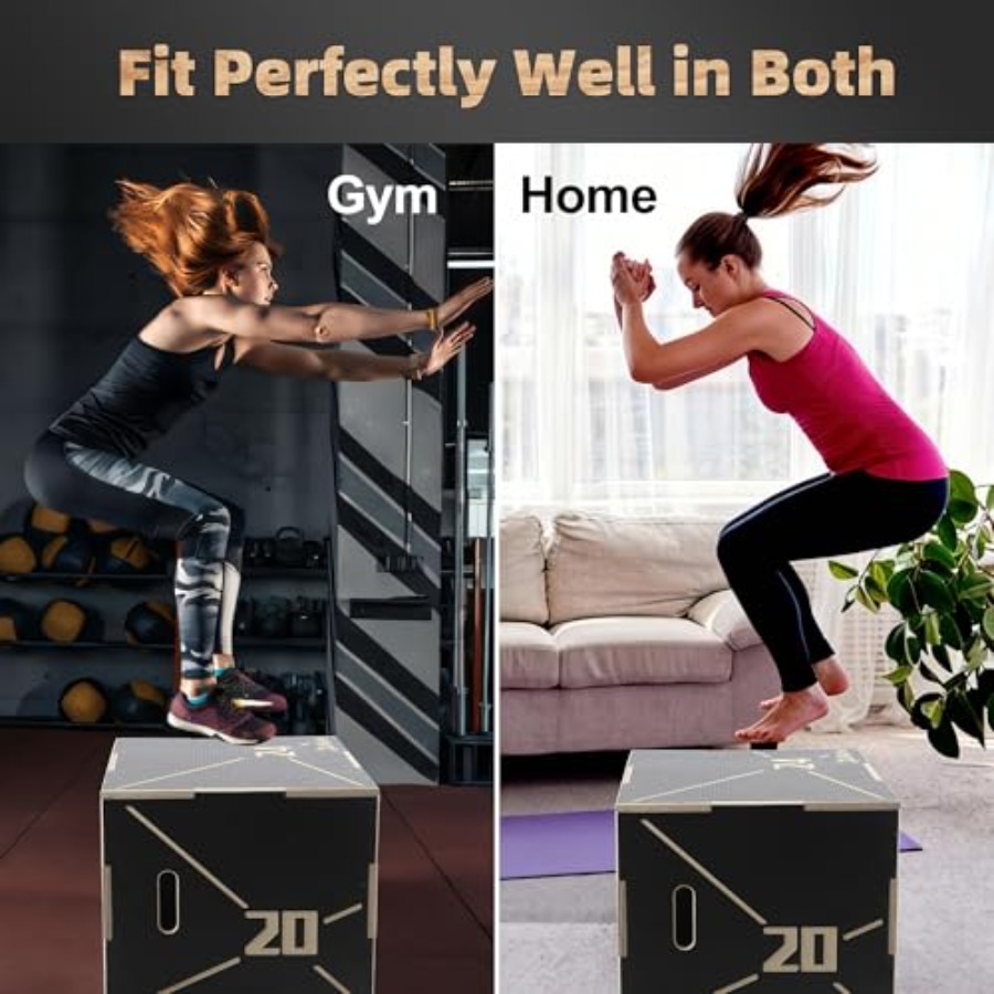 Non-Slip Wood Plyometric Jump  – Box Jump Plyo recenzja i cena