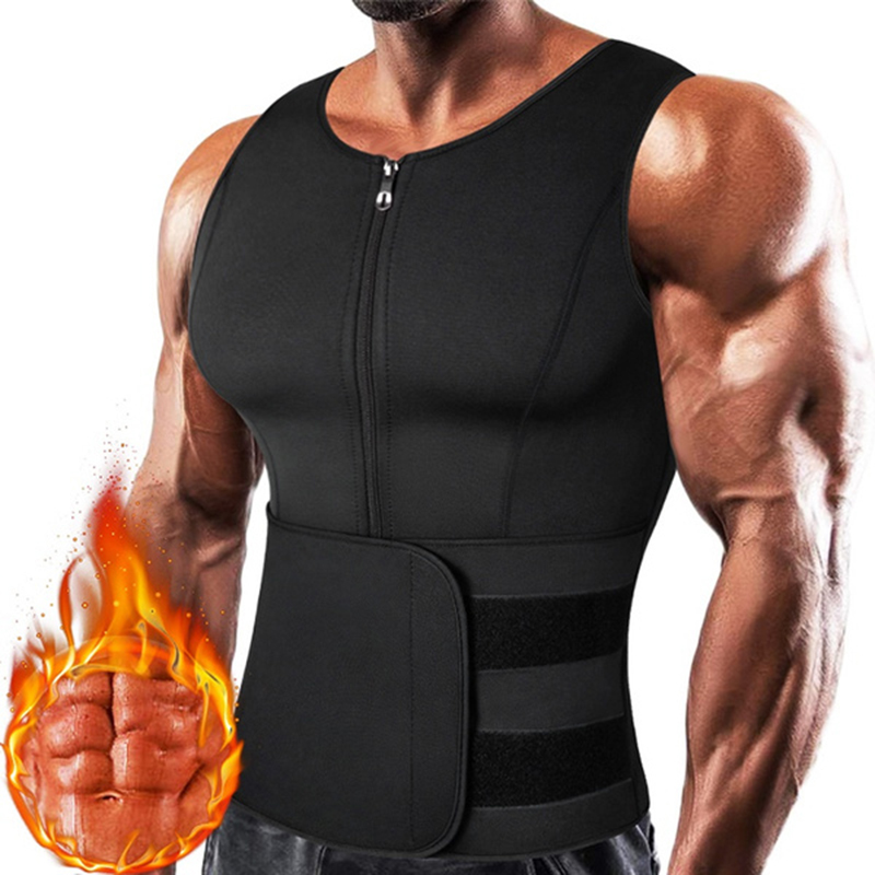 Men Neoprene Sauna Zipper Wais – Crossfit Weight Vest recenzja i cena