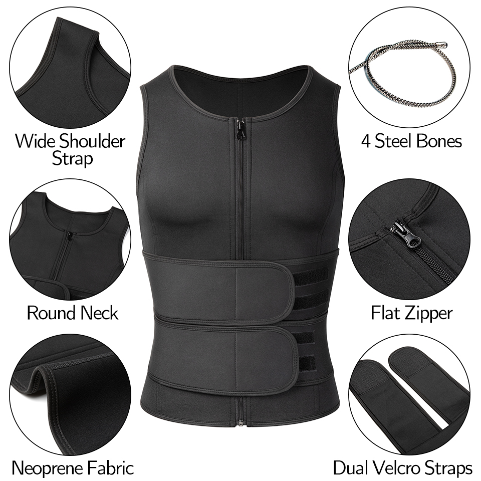 Men Body Shaper Waist Trainer  – Crossfit Weight Vest recenzja i cena