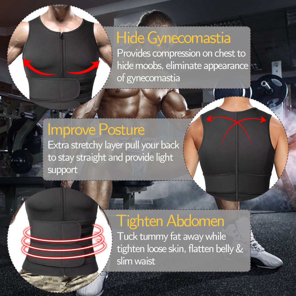Men Body Shaper Waist Trainer  – Crossfit Weight Vest recenzja i cena