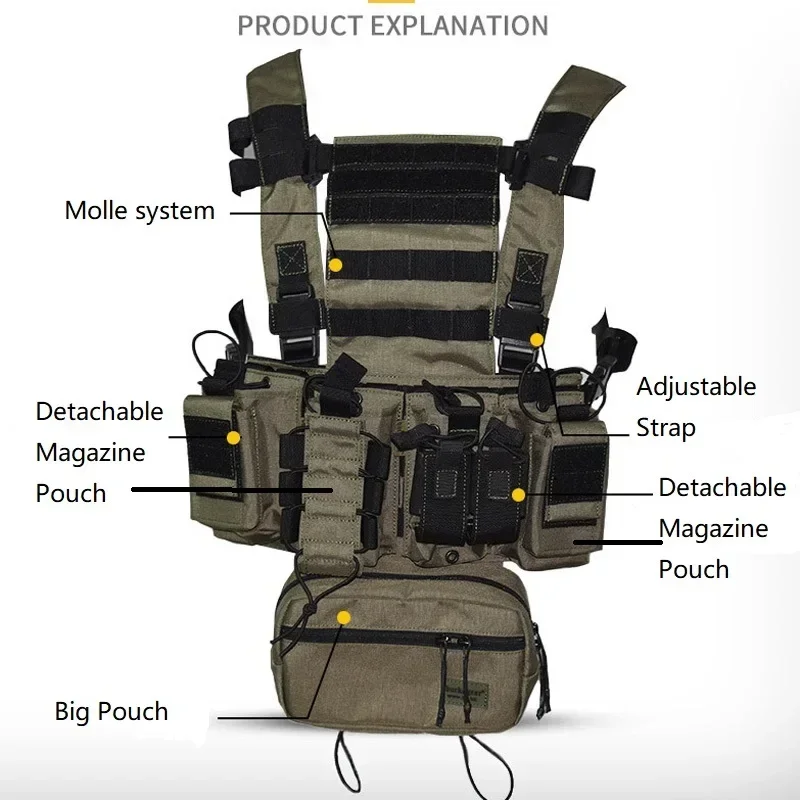 D3CR Chest Rig Vest Multicam B – Gear For Crossfit recenzja i cena