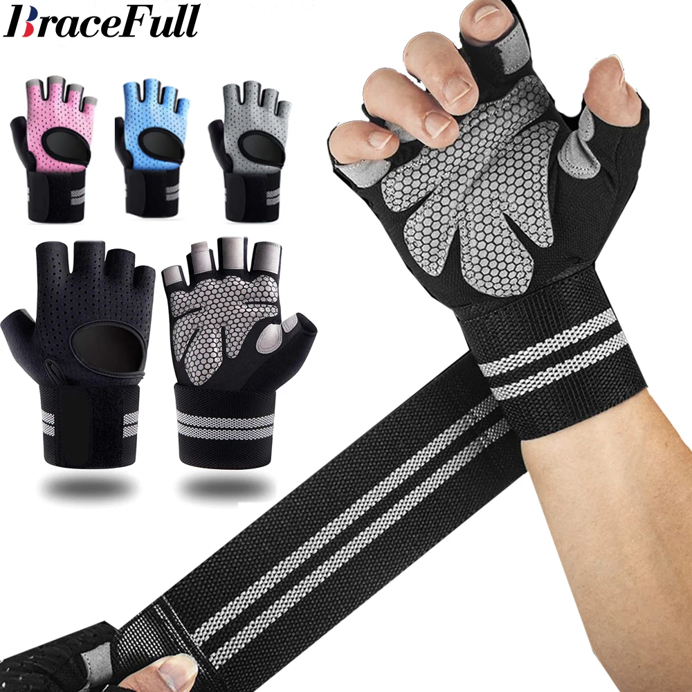 1Pair Half Finger Gym Fitness  – Crossfit Training Gear recenzja i cena