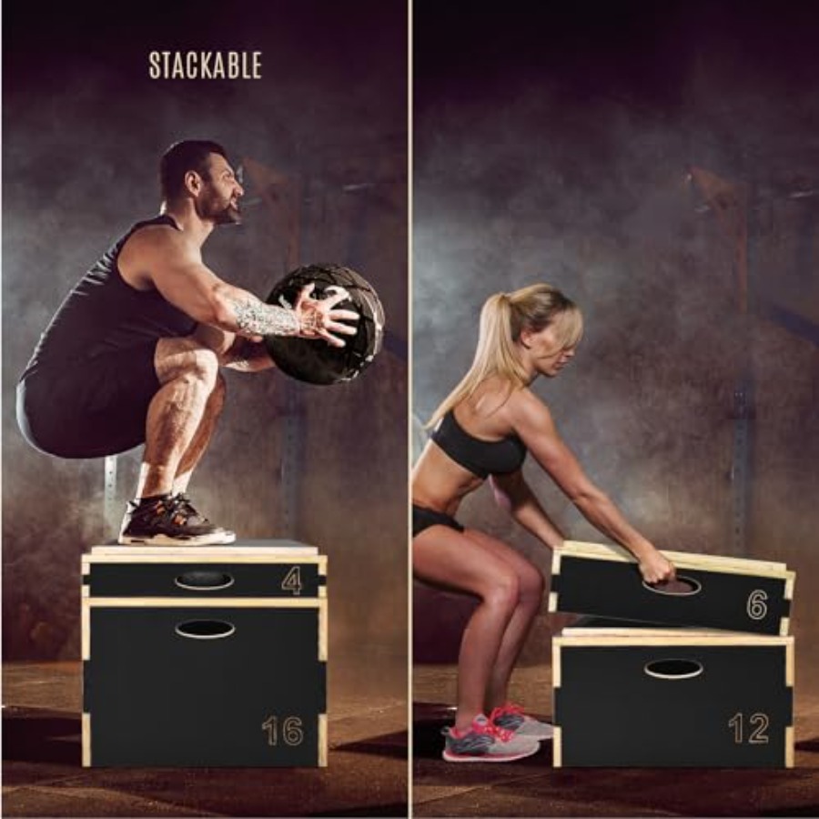 3 in 1 Wooden Plyo Box for Jum – Box Jump Plyo recenzja i cena