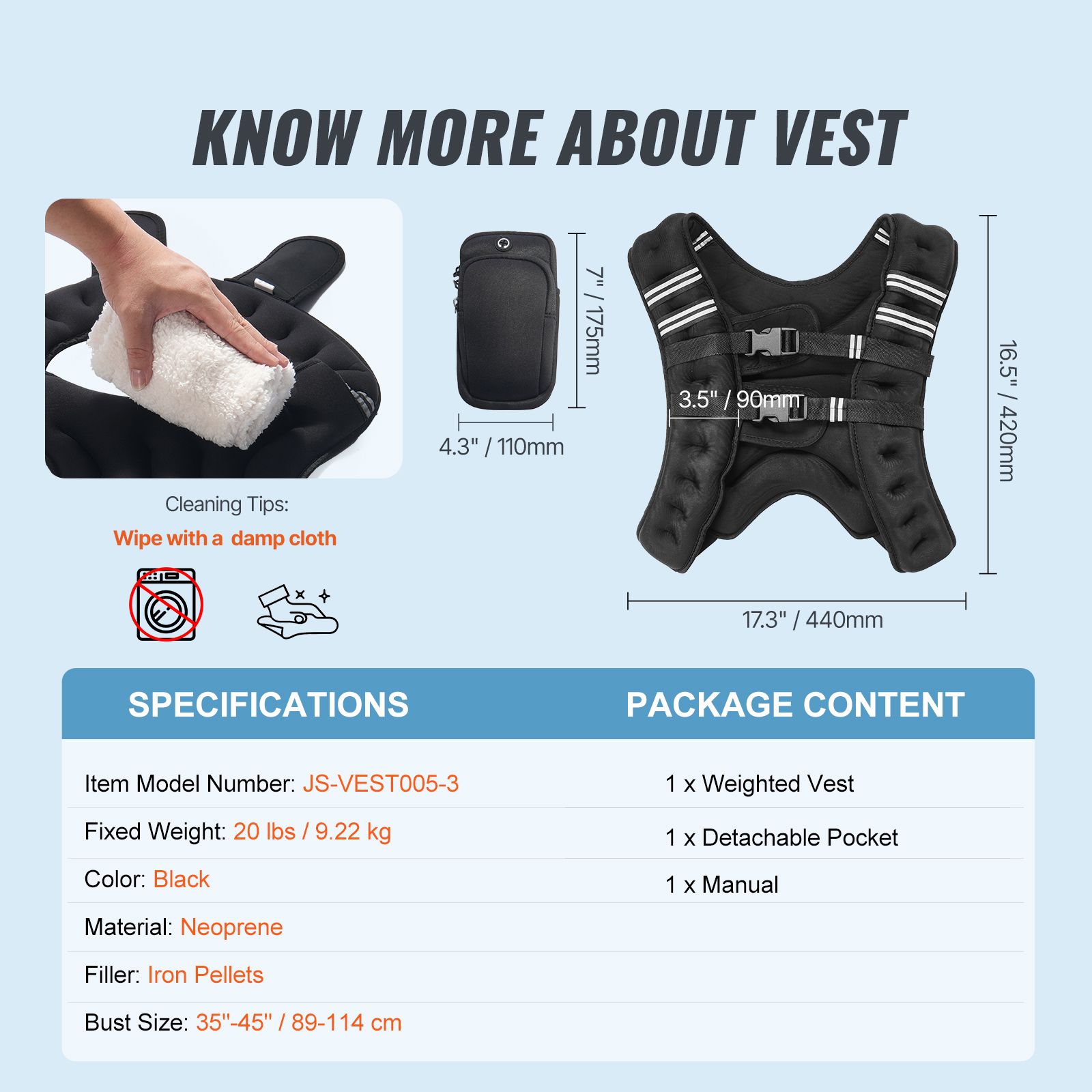 Weighted Vest, 20 lbs Weight V – Crossfit Weight Vest recenzja i cena