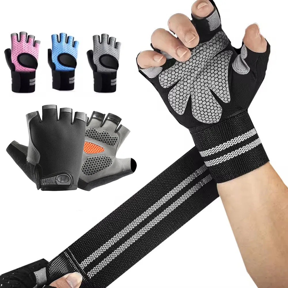 1Pair Half Finger Gym Fitness  – Crossfit Training Gear recenzja i cena