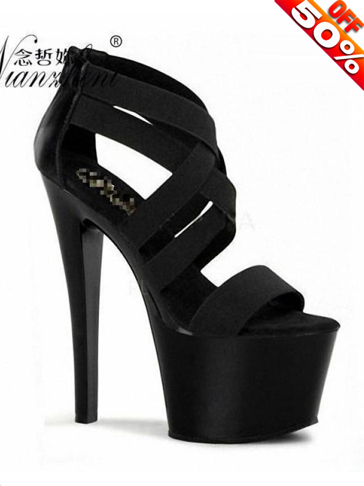 17cm Heeled Sandals Black pole – Crossfit G recenzja i cena
