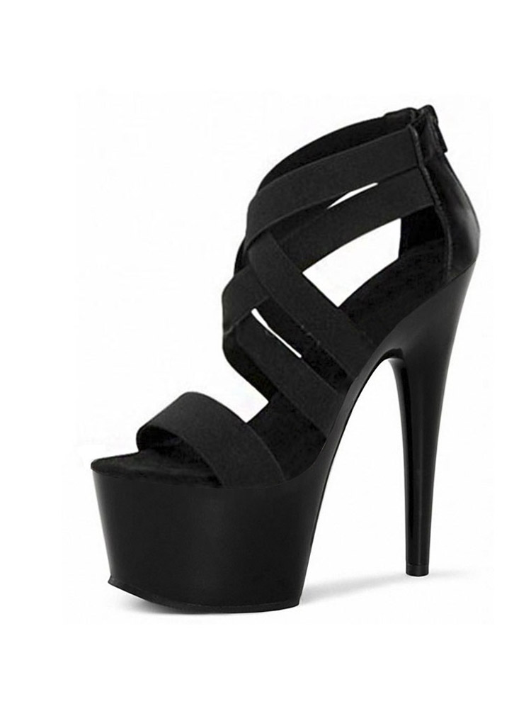 17cm Heeled Sandals Black pole – Crossfit G recenzja i cena