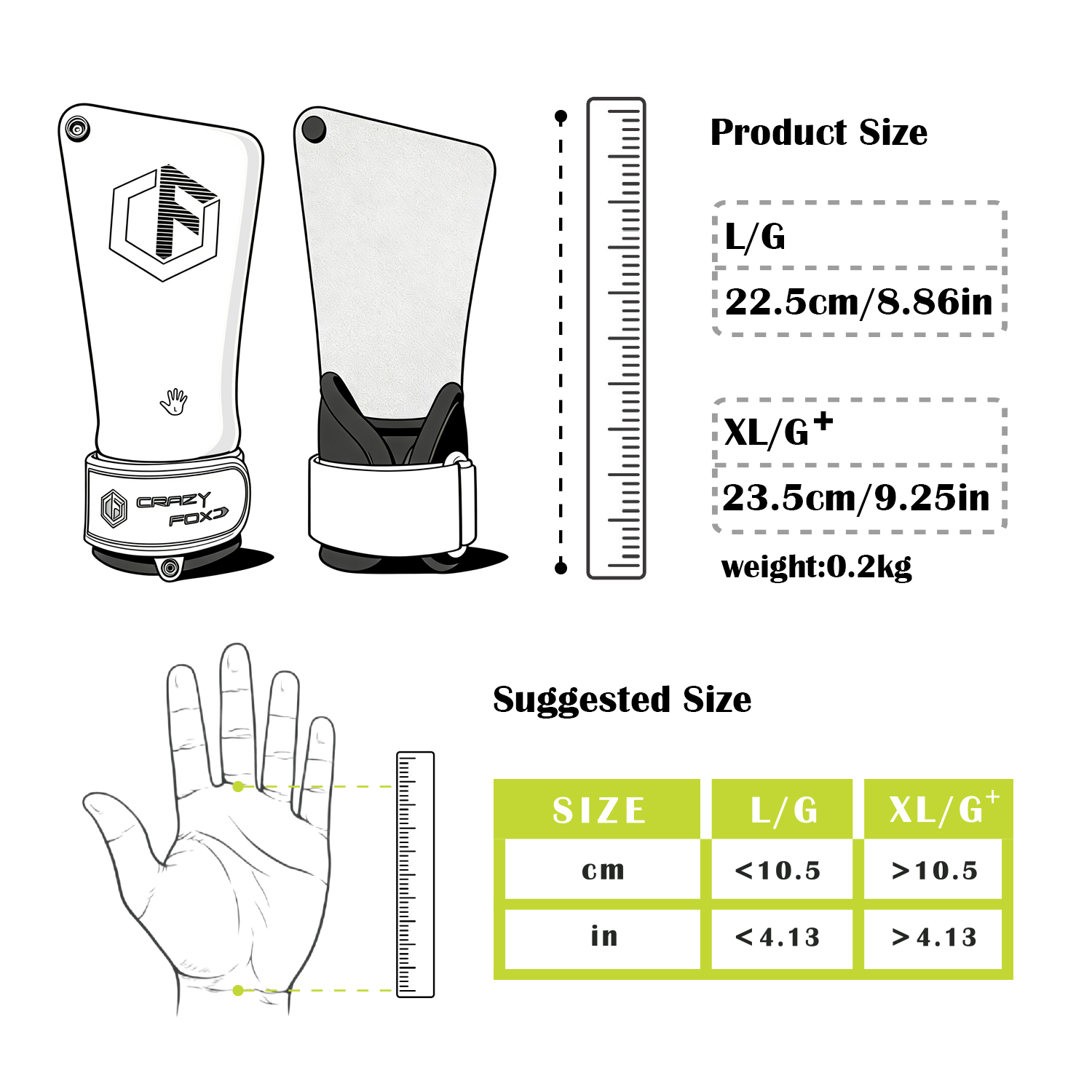 Natural Rubber Anti‑Slip Palm  – Gear For Crossfit recenzja i cena