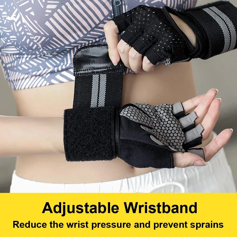 1Pair Half Finger Gym Fitness  – Crossfit Training Gear recenzja i cena