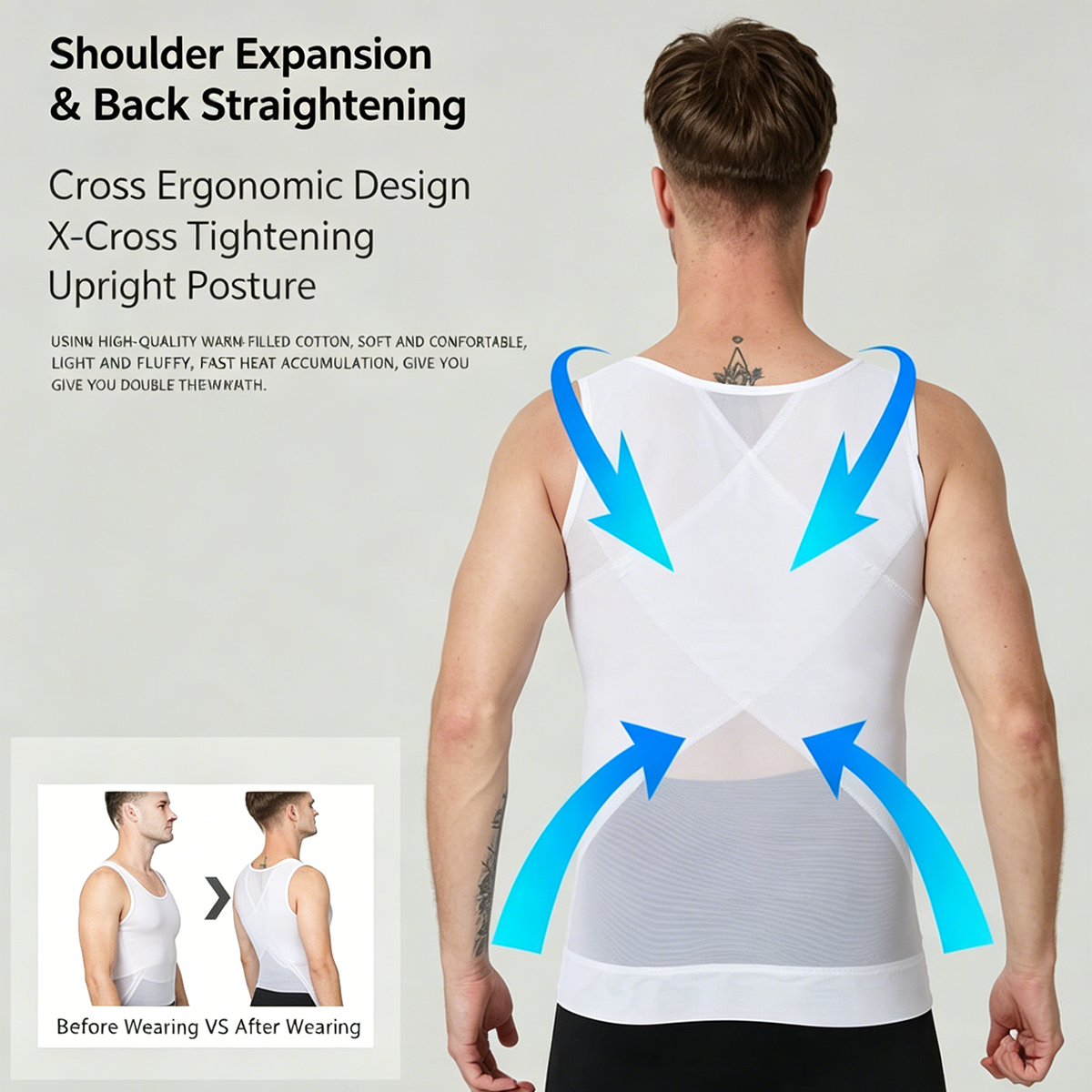 Men Compression Shirts for Men – Crossfit Weight Vest recenzja i cena