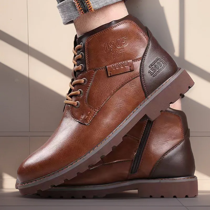 Handmade Men Boots Autumn Wint – Crossfit Male recenzja i cena