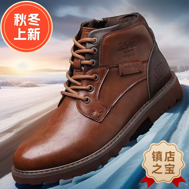 Handmade Men Boots Autumn Wint – Crossfit Male recenzja i cena