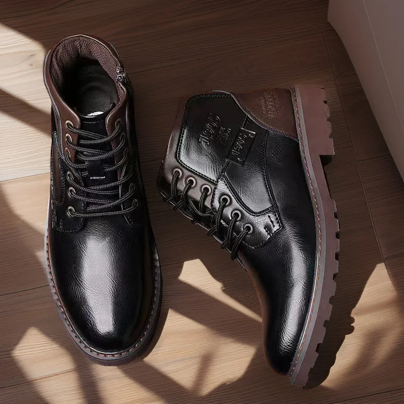 Handmade Men Boots Autumn Wint – Crossfit Male recenzja i cena