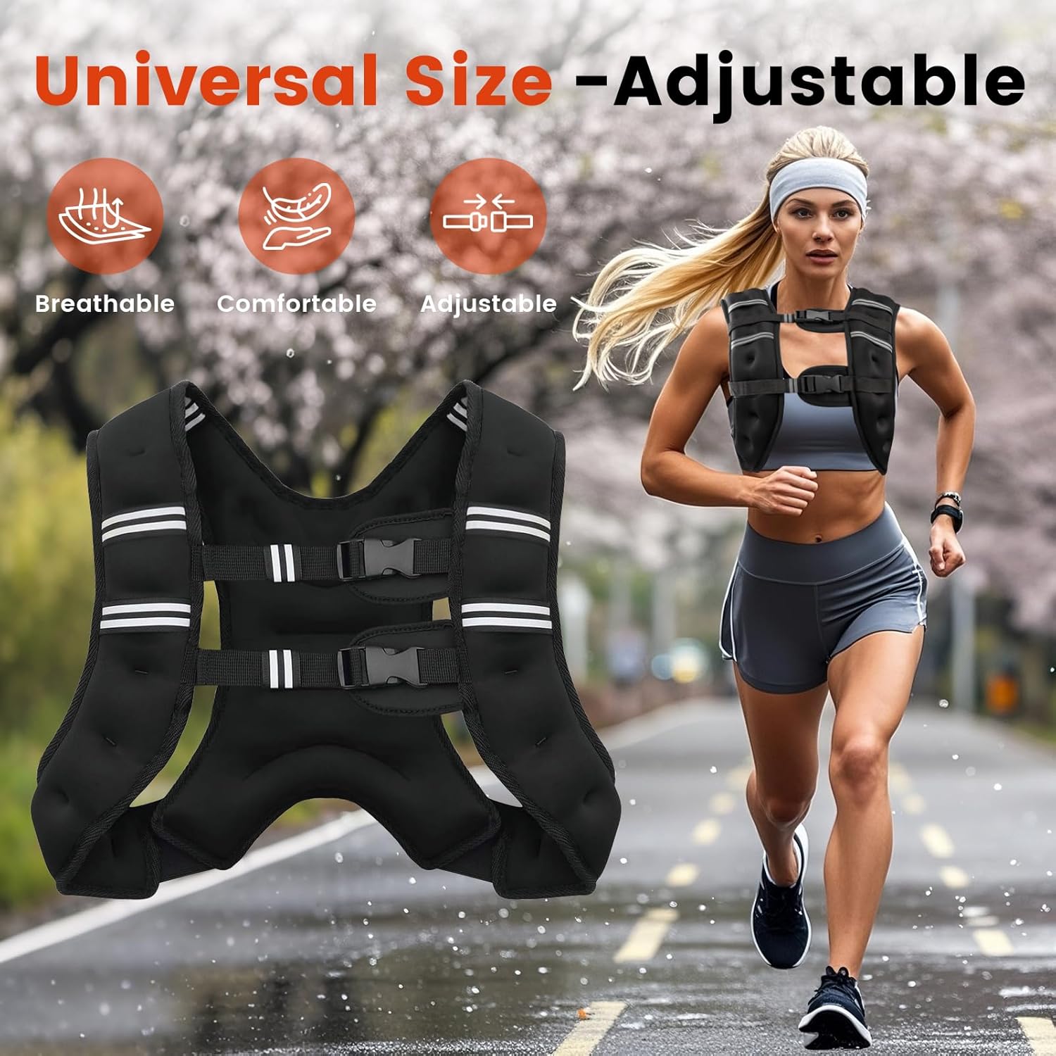 Weighted Vest with Reflective  – Crossfit Weight Vest recenzja i cena