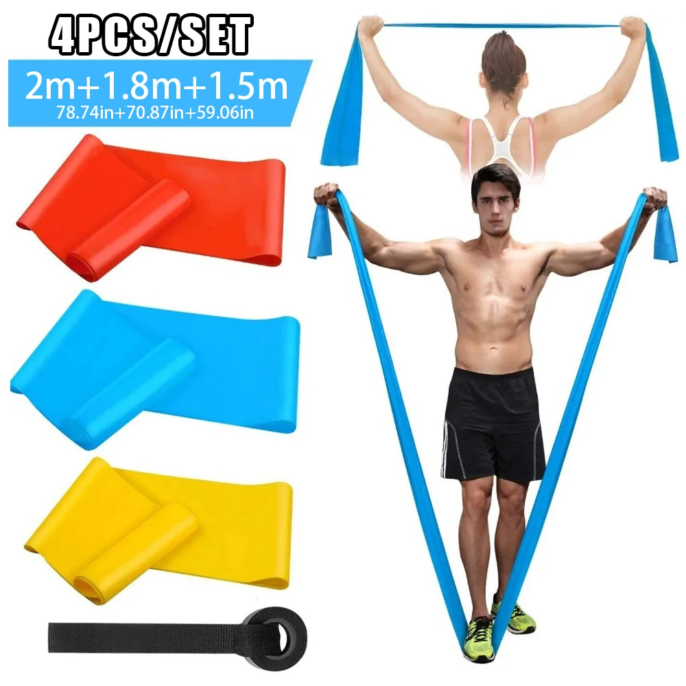 4Pcs/Set Elastic Fitness Bands – Crossfit Training Gear recenzja i cena